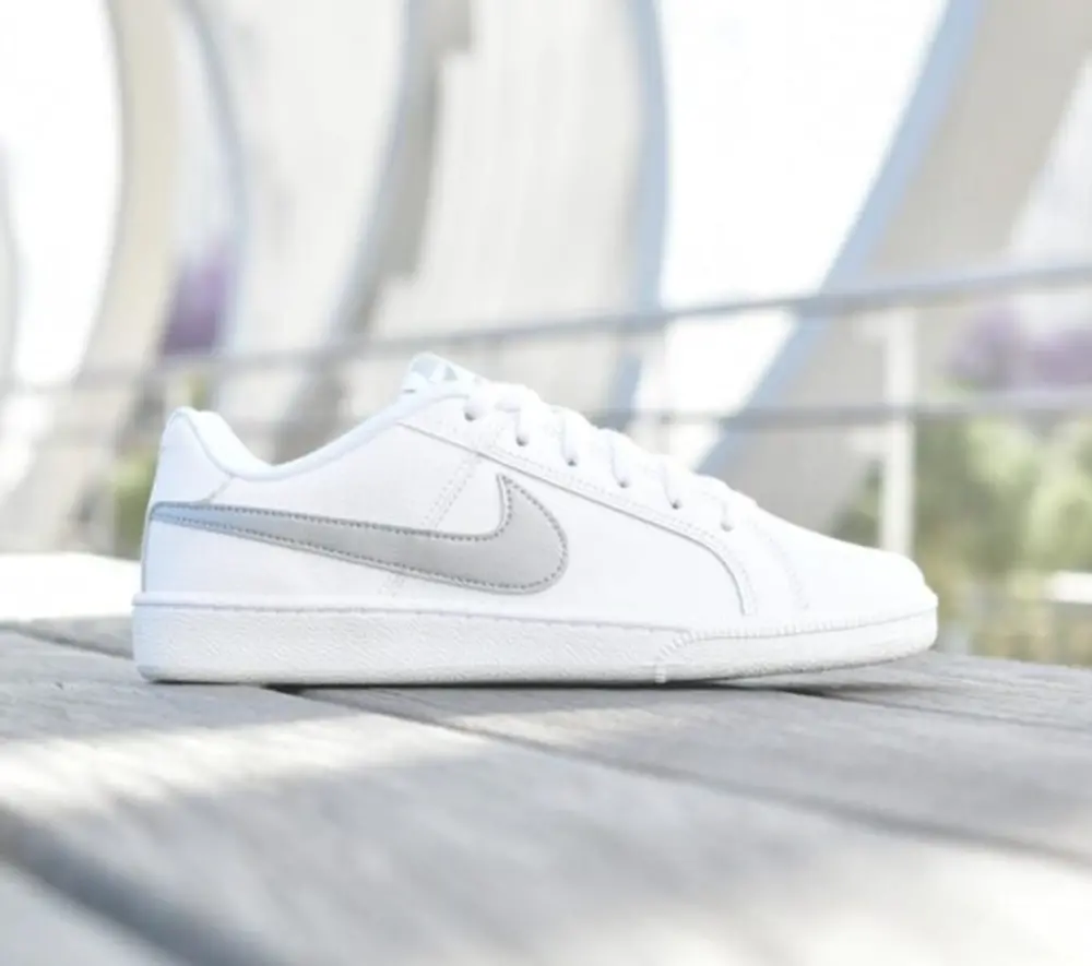 Giày Nike Wmns Court Royale SL 'White Metallic Silver' 844896-100 - Ảnh 4