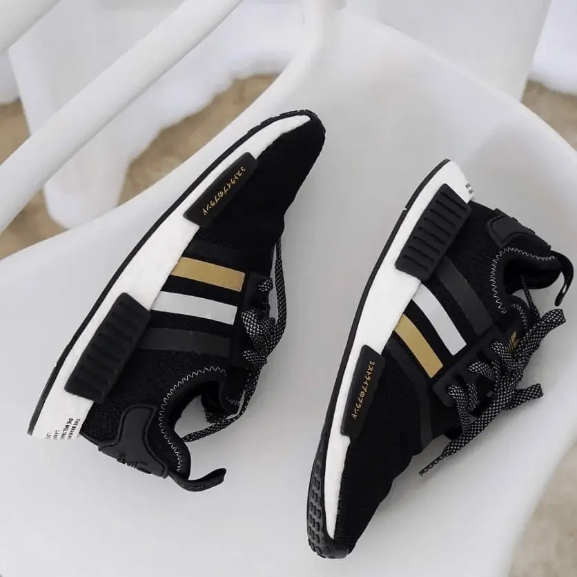 Alternative view of Giày Adidas Palace x NMD R1 'Gold Trefoil' EH2749