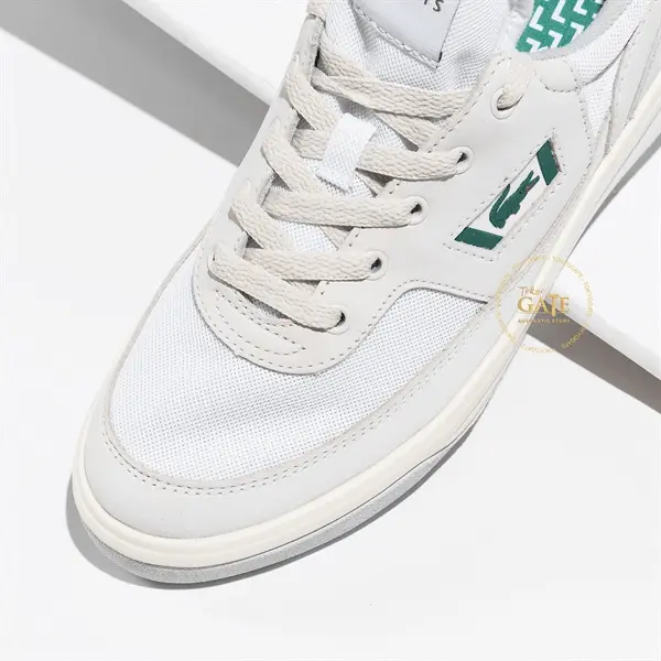 Giày Lacoste Men's G80 OG Leather and Textile Sneakers 39SMA0085-03A - Ảnh 4