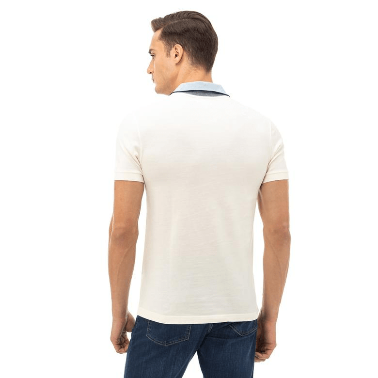 Áo Lacoste Erkek Regular Fit Beyaz Polo PH8570-BQ9 - Ảnh 5