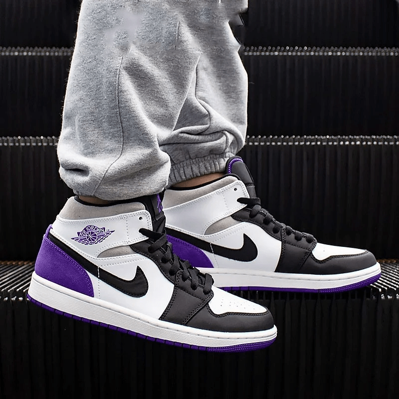 Giày Nike Air Jordan 1 Mid 8 SE 'Varsity Purple' 852542-105 - Ảnh 4