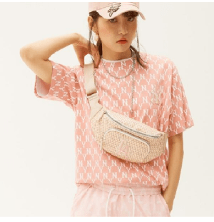 Alternative view of Áo MLB Monogram Baseball Shirt New York Yankees 31BSU1111-50P