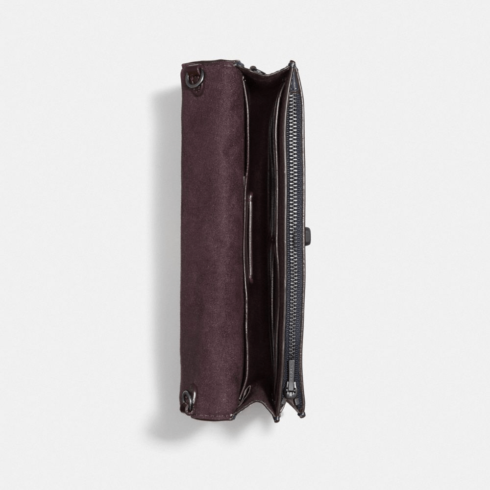 Túi Coach Hutton Clutch with Color Block Quilting 856 V5EFH - Ảnh 2