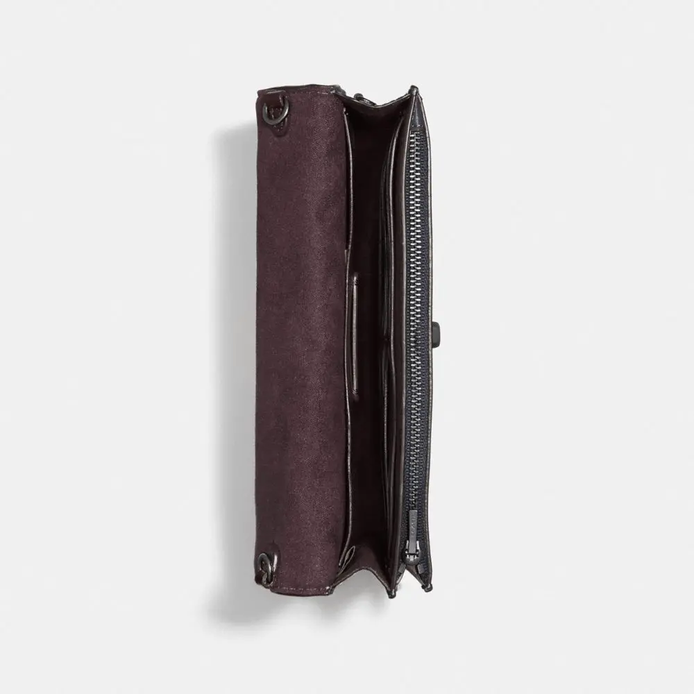 Alternative view of Túi Coach Hutton Clutch with Color Block Quilting 856 V5EFH