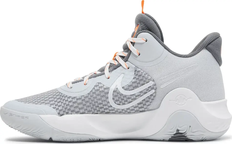 Giày Nike KD Trey 5 IX 'Pure Platinum' CW3400-011 - Ảnh 5
