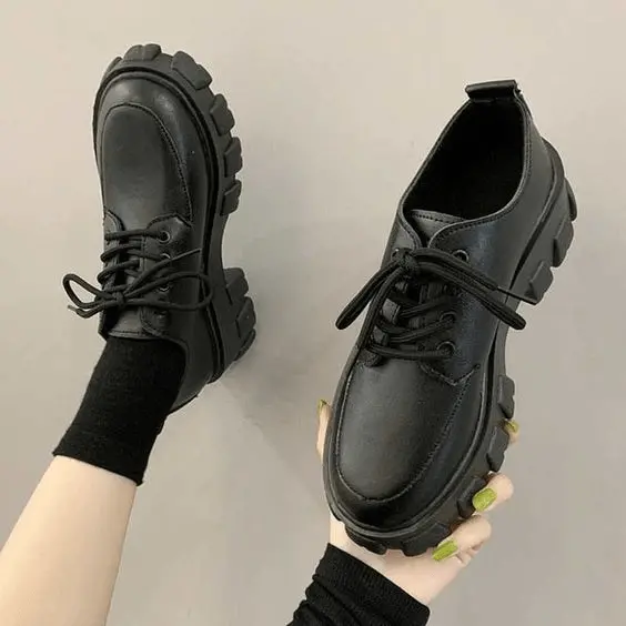 Giày Saint Laurent Malo Derbies In Smooth Leather 'Black' 687532AAAGM1000 - Ảnh 4