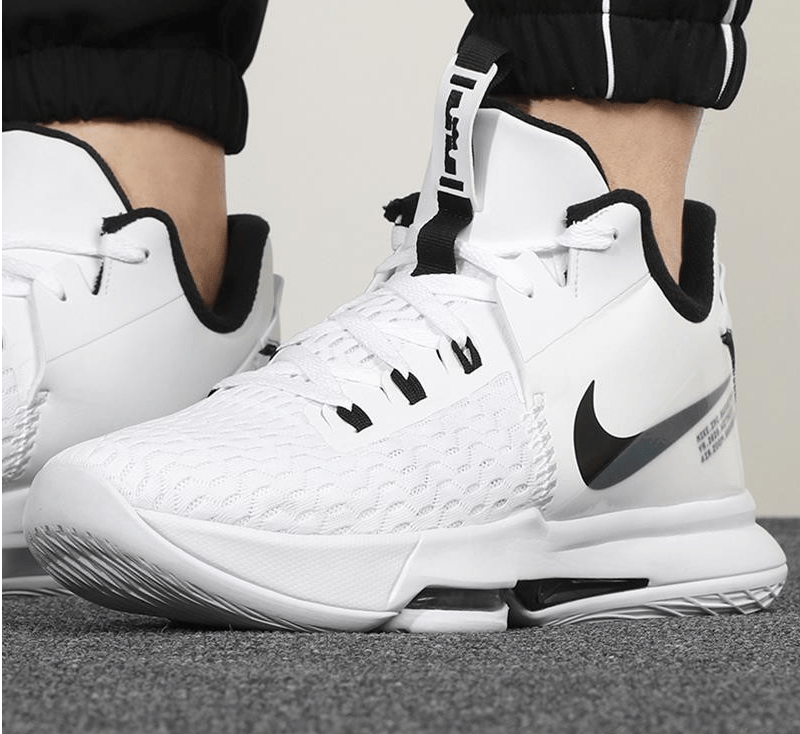 Giày Nike LeBron Witness 5 'White Black' CQ9380-101 - Ảnh 4