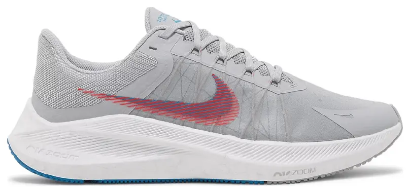 Giày Nike Winflo 8 'Wolf Grey Bright Crimson' CW3419-004