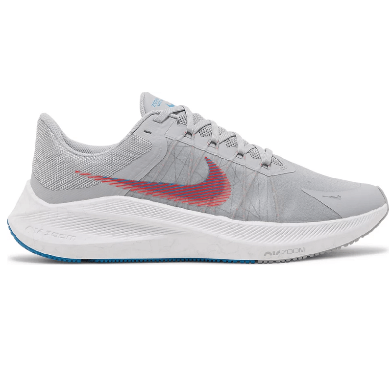 Giày Nike Winflo 8 'Wolf Grey Bright Crimson' CW3419-004