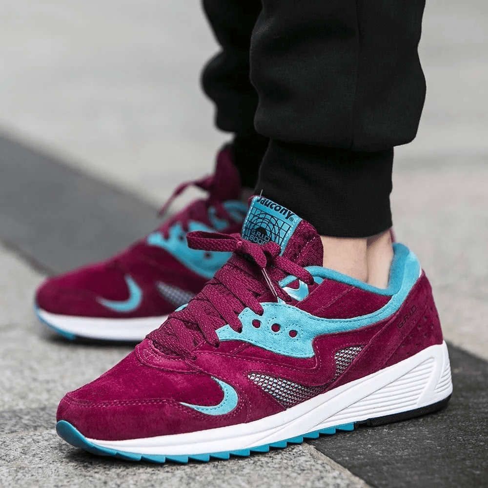 Giày Saucony Grid 8000 Merlot S70223-3 - Ảnh 5
