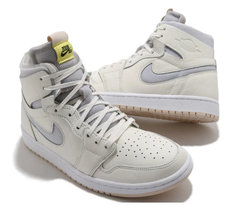 Alternative view of Giày Nike Wmns Air Jordan 1 High Zoom 'Pearl White' CT0979-107