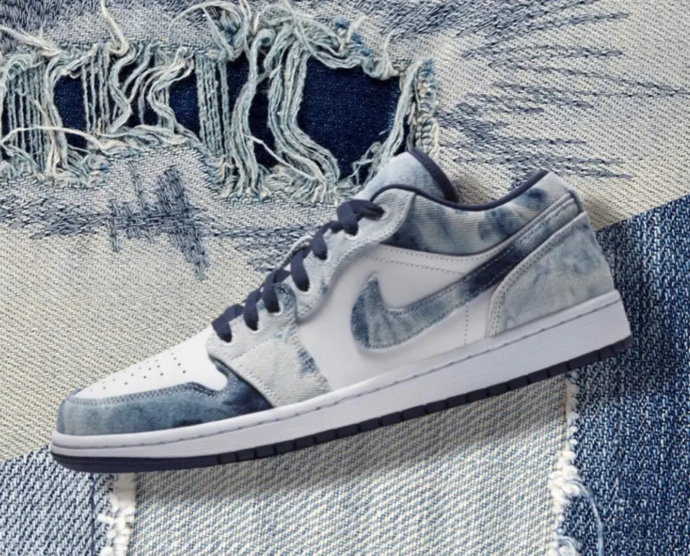 Giày Nike Air Jordan 1 Low SE 'Washed Denim' CZ8455-100 - Ảnh 6
