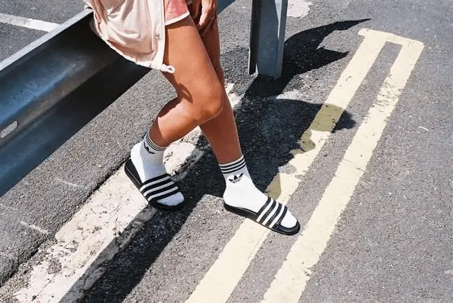 Dép Adidas Adilette Cloudfoam Plus 'Black White' AP9971 - Ảnh 5