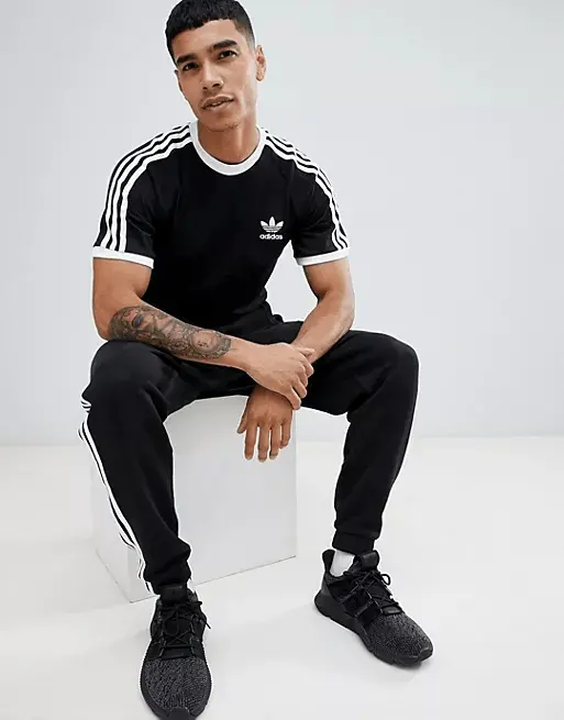 Áo Adidas 3 Stripes Tee Black CW1202 - Ảnh 4