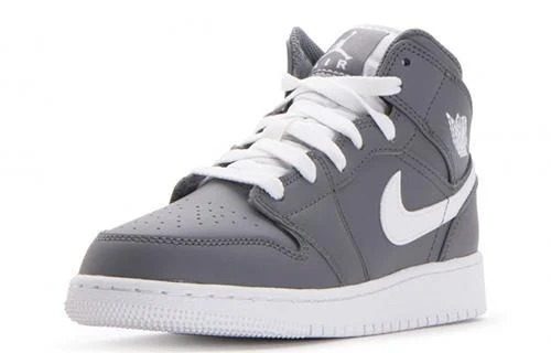 Giày Nike Air Jordan 1 Mid BG 'Cool Grey' 554725-036 - Ảnh 4