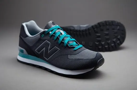 Alternative view of Giày New Balance 574 Woven Low Cut Unisex ‘Black’ ML574ALD
