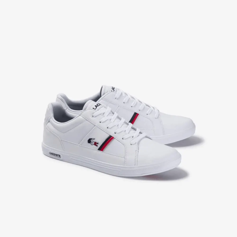 Alternative view of Giày Lacoste Men's Europa Leather 'Tricolour' 7-39SMA0031407