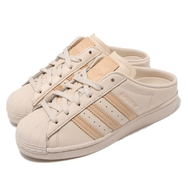 Giày Adidas Superstar Mule Ivory Pink Slip On G58357 - Ảnh 2