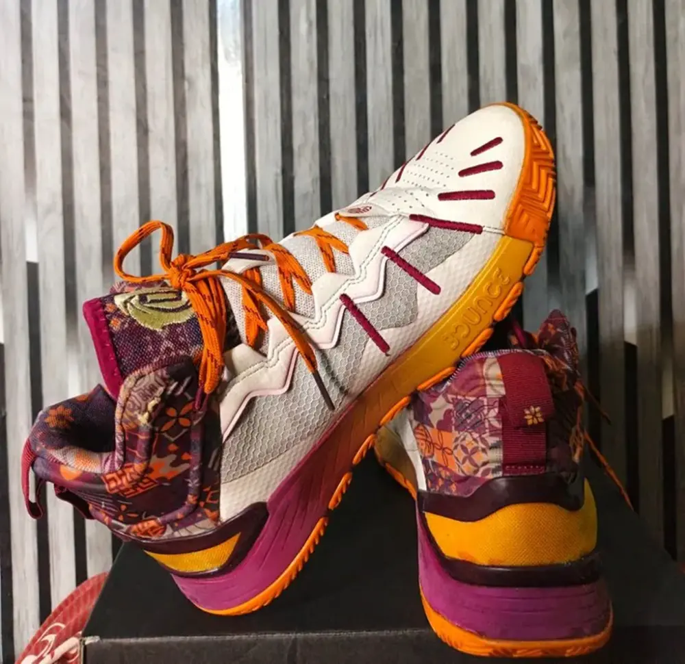 Giày Adidas D Rose Son of Chi 'White Bold Orange' GV8717 - Ảnh 7