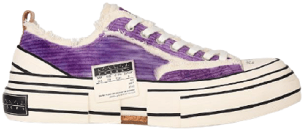 Giày XVESSEL G.O.P. Lows Corduroy Purple Tie-dye S21X15P