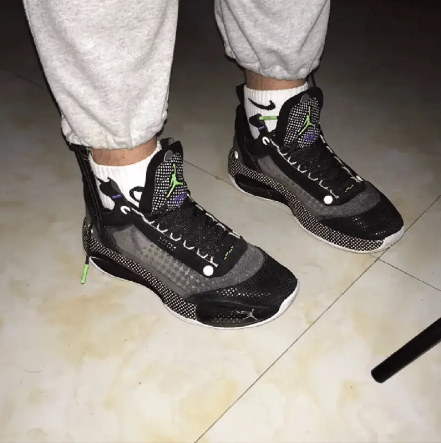 Alternative view of Giày Nike Air Jordan 34 Low PD PF ‘Halftone Dots’ CZ7751-013