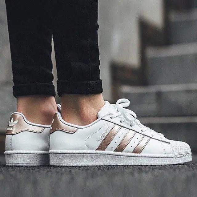 Giày Adidas Superstar 'White Metallic' CG5463 - Ảnh 4