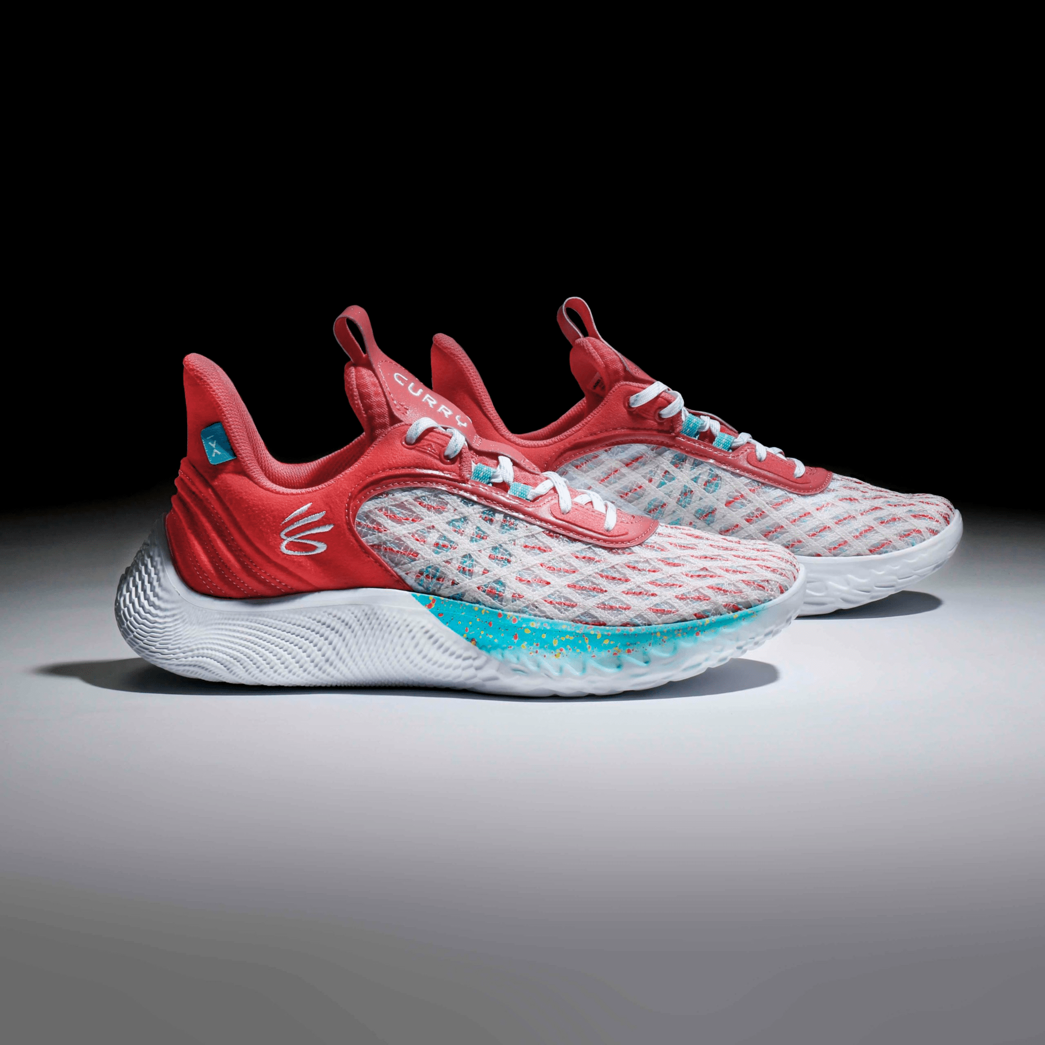 Giày Under Armour Curry Flow 9 'Eat. Learn. Play.' 3025684-101 - Ảnh 4