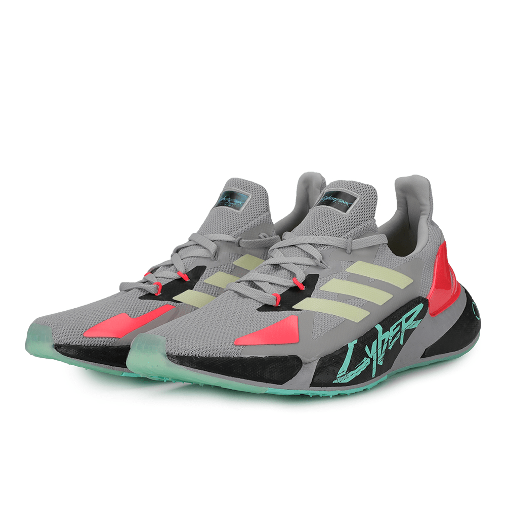 Giày Adidas Cyberpunk 2077 x X9000L4 'Grey Yellow Zest Pink' FZ3092 - Ảnh 2