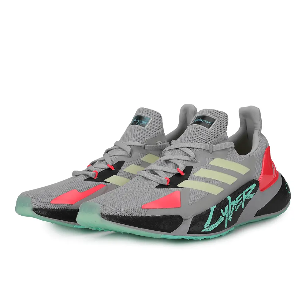Alternative view of Giày Adidas Cyberpunk 2077 x X9000L4 'Grey Yellow Zest Pink' FZ3092