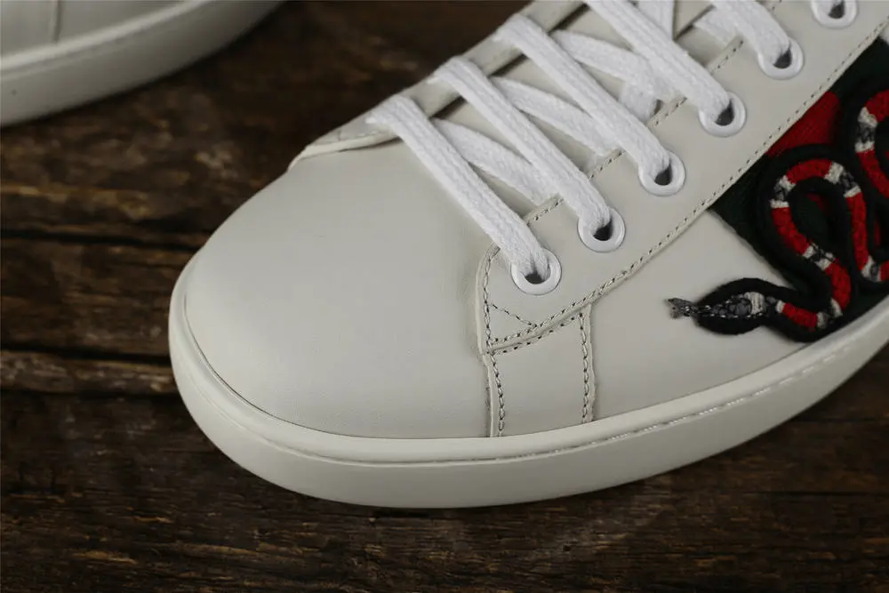 Giày Gucci Ace Embroidered 'Snake' 456230-02JP0-9064 - Ảnh 3