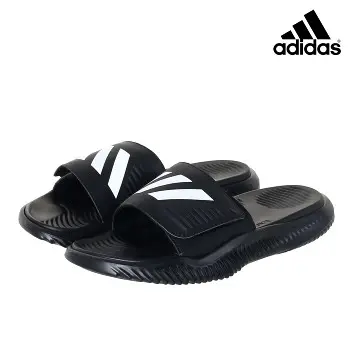 Alternative view of Dép Adidas Alphabounce Slide 'Black White' FZ0387