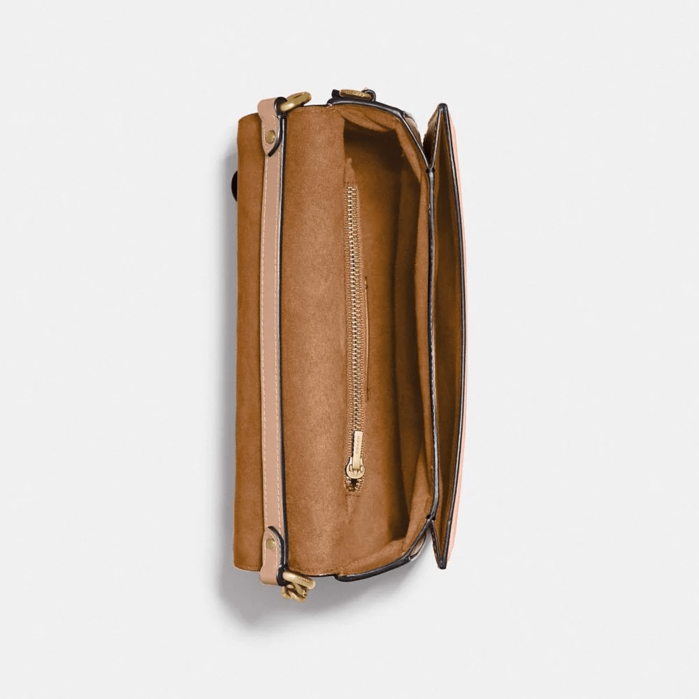 Túi Coach Hutton Shoulder Bag In Colorblock 89070 B4SBF - Ảnh 2