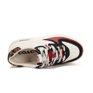 Alternative view of Giày Coach Citysole Court Trainers 'Chalk Electric Red' G5503-RR7