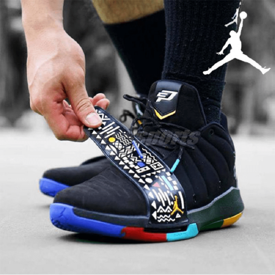 Giày Nike Jordan CP3.XI Martin 'Black' AA1272-007 - Ảnh 3