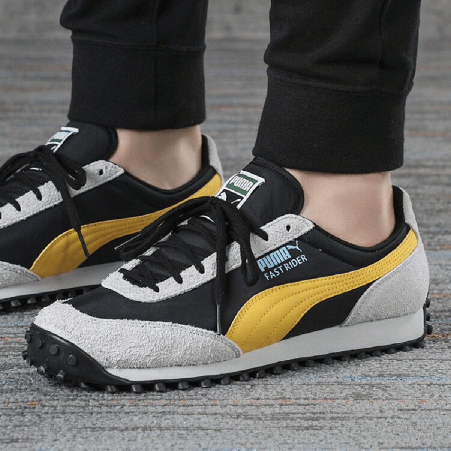 Giày Puma Fast Rider Fury 'Black Yellow' 371602-01 - Ảnh 2