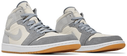 Giày Nike Air Jordan 1 Mid 'Coconut Milk Particle Grey' DN4281-100 - Ảnh 5