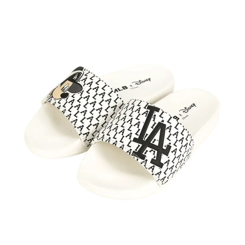 Dép MLB x DISNEY mound Mickey slippers LA Dodgers 32SHHK011-07I - Ảnh 5