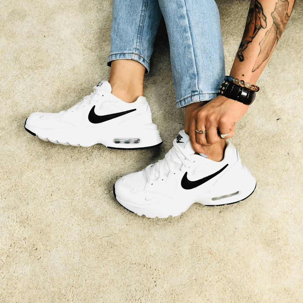 Giày Nike Wmns Air Max Fusion 'White Black' CJ1671-100 - Ảnh 2