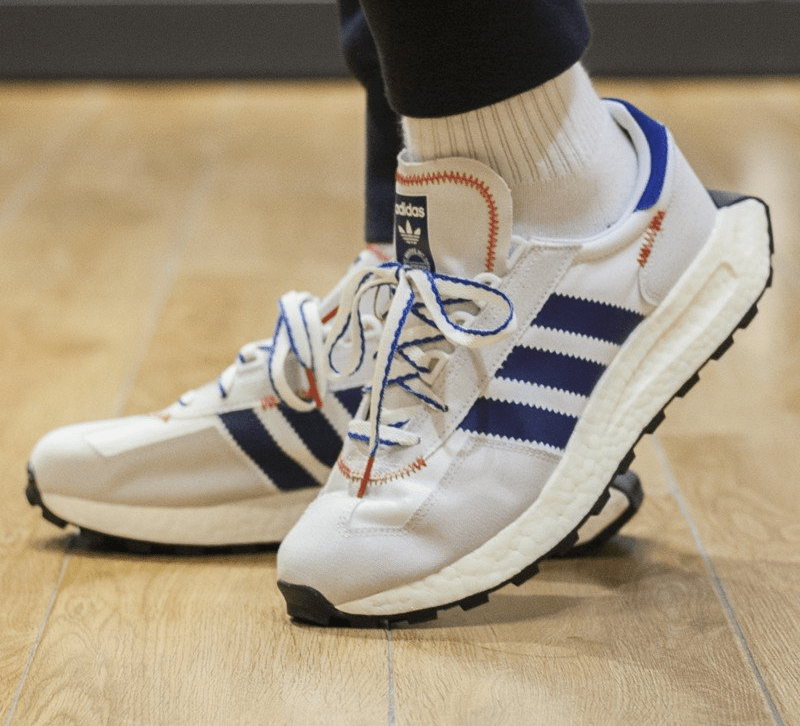 Giày Adidas Retropy E5 'Crystal White Blue' HQ6330 - Ảnh 4