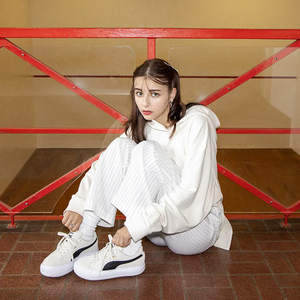 Giày Puma Wmns Suede Mayu 'Marshmallow' 380686-01 - Ảnh 4