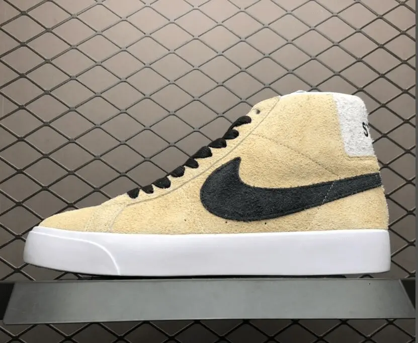 Giày Nike Stussy x Blazer Mid SB 'Midwest Gold' AH6158-700 - Ảnh 8