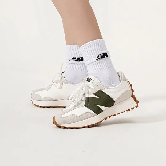 Alternative view of Giày New Balance 327 'Oatmeal Oak Green' MS327ASN
