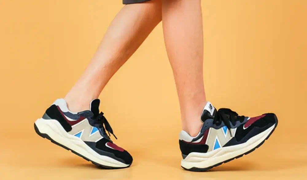 Giày New Balance 57/40 'Navy Burgundy' M5740TB - Ảnh 3