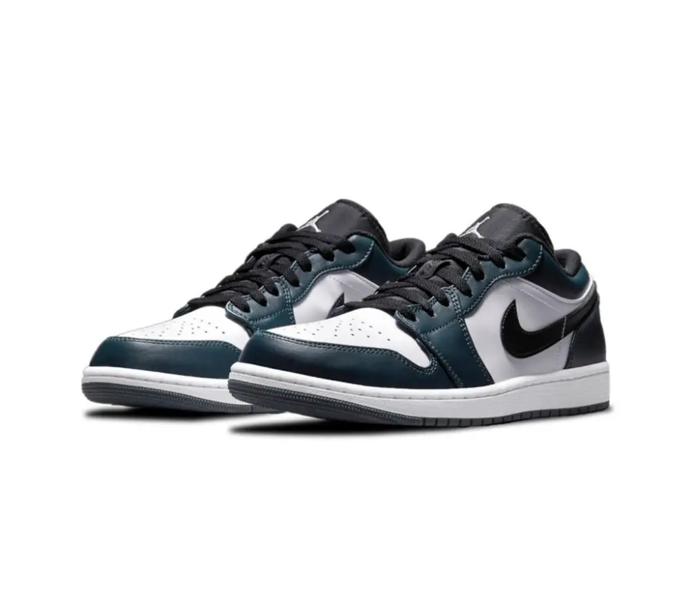 Giày Nike Air Jordan 1 Low GS 'Armory Navy' 553560-411 - Ảnh 6