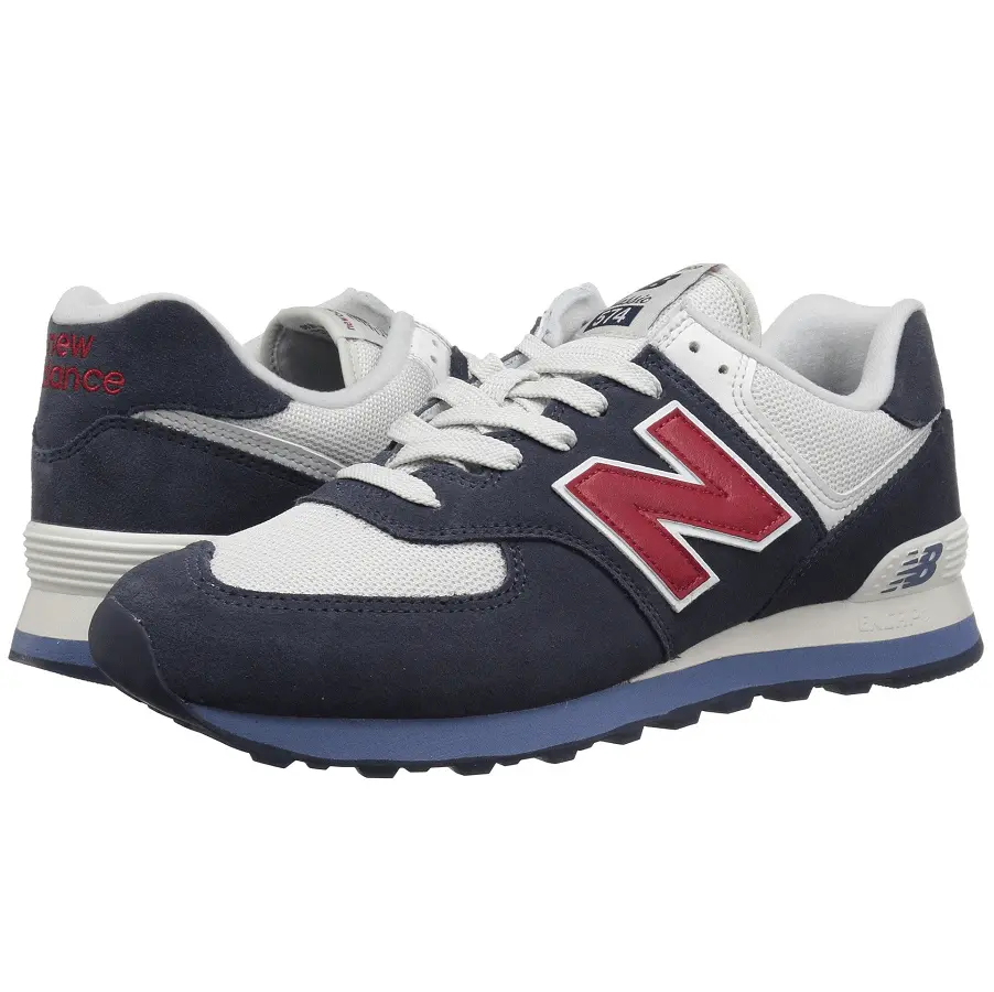 Alternative view of Giày New Balance 574 Core Plus 'Navy Red' ML574ESC