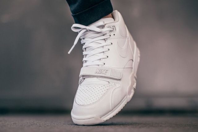 Giày Nike Air Trainer 1 Fragment 'White Wolf Grey' 806942-110 - Ảnh 7