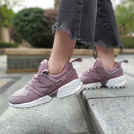 Giày New Balance 574 Wmns 'Purple' WS574TEAB - Ảnh 2