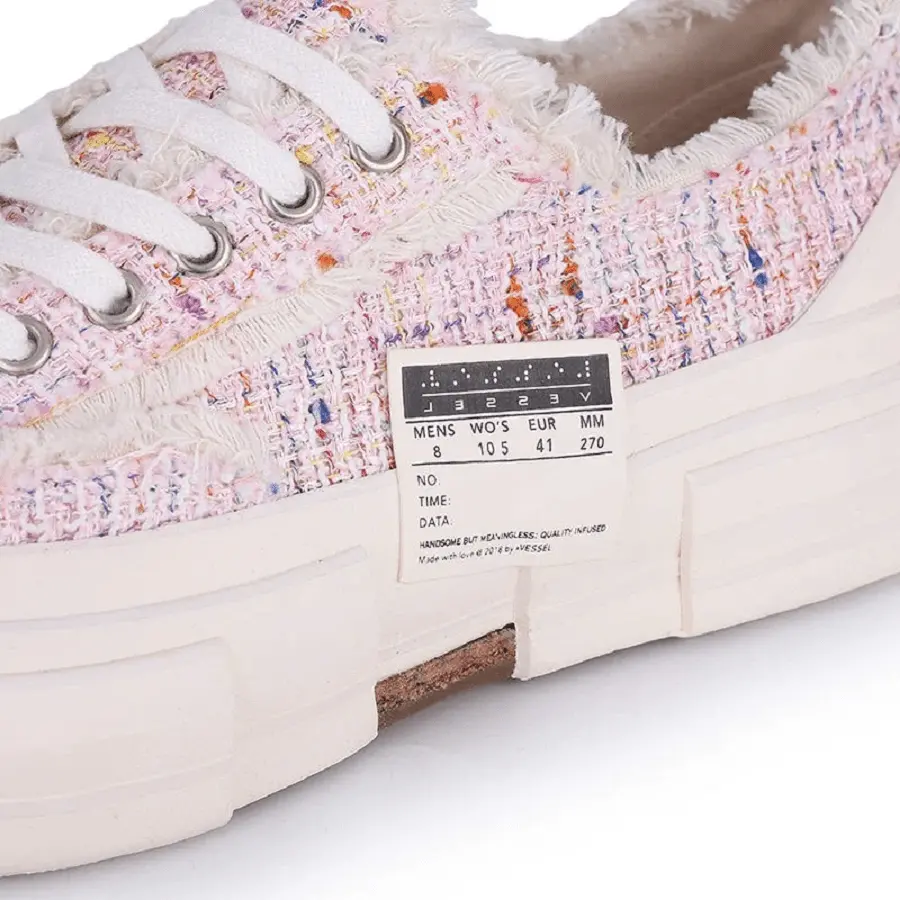 Giày xVESSEL G.O.P. Lows 'Pink Tweed' - Ảnh 5