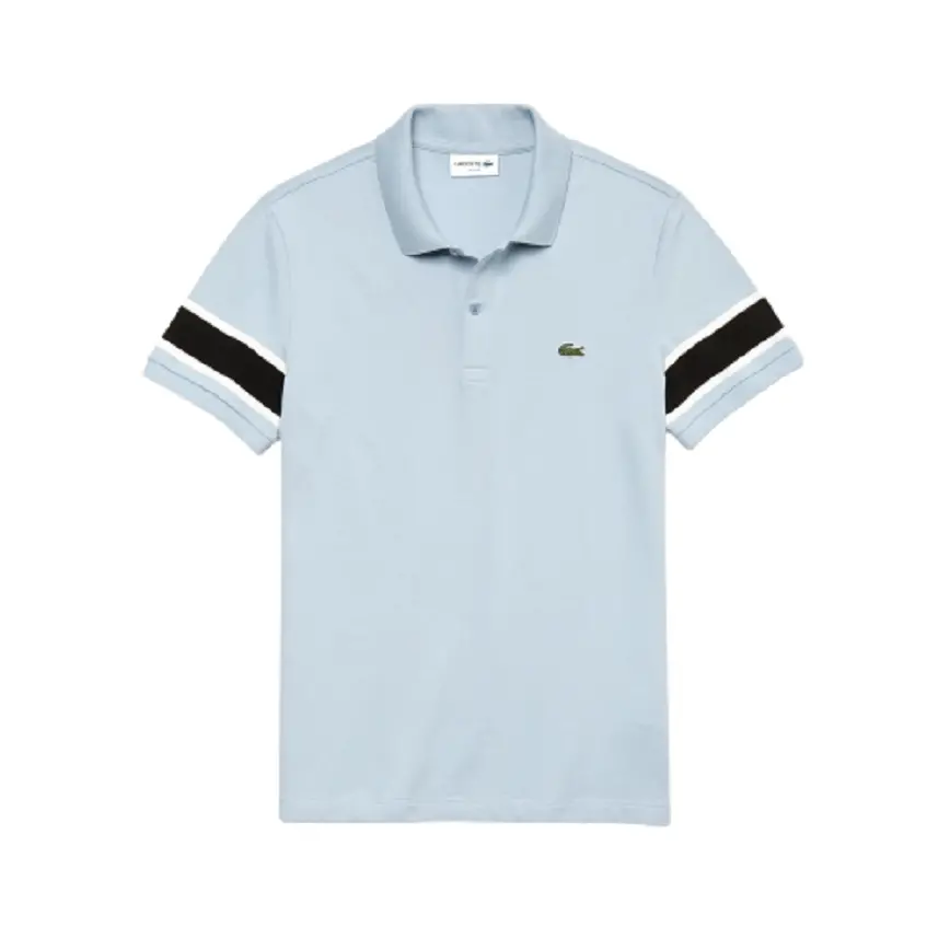 Áo Lacoste Polo Slim Fit Striped Sleeve Stretch Cotton Piqué PH8743-51-22H