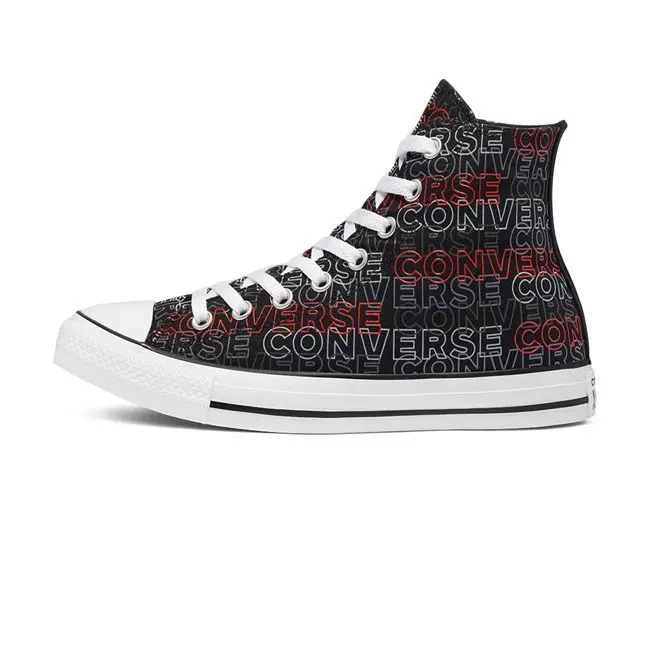 Giày Converse Chuck Taylor All Star High-Top 'Black/University Red/White' 170108C - Ảnh 6